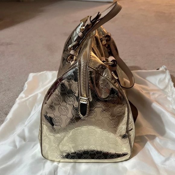 Michael Kors Metallic Handbag - Picture 3 of 4
